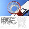 Basketball Net Replacement All Weather Avoid Whip, for Long-Lasting Polyester Professional Indoor Outdoor Edge, Indoor Outdoor Basketball Net Replacement view 2