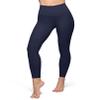 YUDSUD High Waisted Leggings for Women - Tummy Control Yoga Pants for Workout Running Athletic Women's Leggings Plus Size Navy Blue view 2