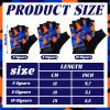 Boao 3 Pairs Kids Bike Gloves Kids Half Finger Fingerless Workout Gloves Non-Slip Gel for Bike Motorcycle(Vibrant,8-12 Years) view 3