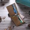 Amsgedhie Personalized Dad Birthday Gift Mens Wallets Leather Custom 1-5 Name Wallet with Photo This Awesome Dad Belongs to Dad Wallet with Kids Names (Brown 1#, 5 Name) view 3