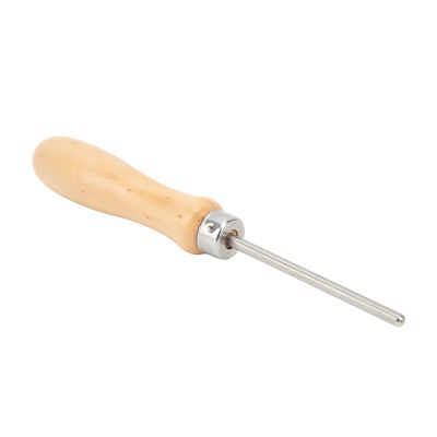 Pilipane Portable Wooden Handle Racket Stringing Awl, Stainless Steel Racquet Threading Tool, Portable Racquet Threading Tool Outdoor