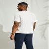 PJ PAUL JONES Polo Shirts for Men Breathable V Neck Kniting Shirts for Summer Spring Ivory White view 3