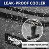 THURSO SURF Soft Cooler 24 Can Portable Ice Cooler Bag  48 hr Insulation Leakproof & Airtight Waterproof Zipper Floating Beach Cooler for Travel Camping Kayak Paddleboard (Navy) view 4