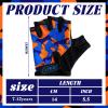 Boao 3 Pairs Kids Bike Gloves Cycling Half Finger Fingerless Workout Gloves Non-Slip Gel for 7-12 Years(Vibrant) view 3