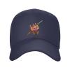 Adjustable Swordsman Pig Baseball Cap Women Men Hat Truck Driver Baseball Caps Sun Hats Navy Blue view 2