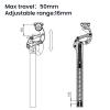 AVENTON Advanced Suspension Bike seat Post -27.2mm seatpost with Dust Sleeve, seat Post Ideal for Road & Mountain Bikes E-Bikes view 3