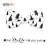 Qenidm Boy Bowtie, Ink Pine Forest Pattern, Ring Bearer Outfit, Boys Wedding Outfit, Toddler First Birthday Bowtie view 4