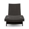 GOWE Salem PE Wicker Chaise Lounge view 2