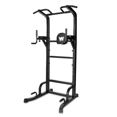BARWING Power Tower Pull Up Bar Station Adjustable Height Dip Bar Station for Home Gym Strength Training Workout Equipment 550LBS