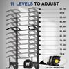 BARWING Power Tower Pull Up Bar Station Adjustable Height Dip Bar Station for Home Gym Strength Training Workout Equipment 550LBS view 3