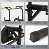 BARWING Power Tower Pull Up Bar Station Adjustable Height Dip Bar Station for Home Gym Strength Training Workout Equipment 550LBS view 4
