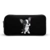 Boston Terrier Pencil Pen Case Large Capacity Pen Pouch Stationery Organizer Makeup Bag with Zip view 1