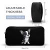 Boston Terrier Pencil Pen Case Large Capacity Pen Pouch Stationery Organizer Makeup Bag with Zip view 2