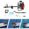 4 Stroke 8 HP Outboard Motor, Outboard Motor, Heavy Duty Fishing Boat Engine, Outboard Motor Fishing Boat Engine, Boat Engine Motor, Air-Cooling (4 Stroke-8HP, 196CC) view 2