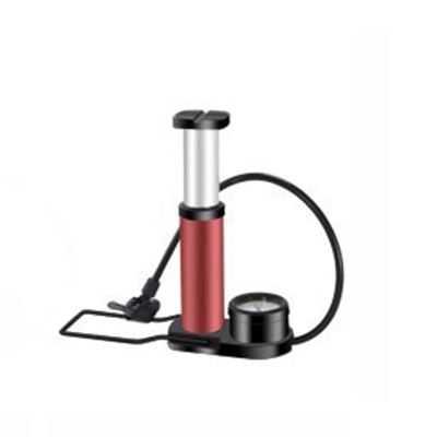 JUSHZ Balloon Pump for Inflatables Airbed Pump Inflatable Air Mattress Foot Kit for Balloon Arch Portable Manual Foot Air 160PSI Mini for Bicycles Motorcycles Cars (Red,13X5cm)