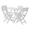 GOWE Positano Foldable Dining Set, White view 2