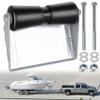 BALAVA 10 inch Boat Trailer Roller Bracket Assembly,Boat Trailer Keel Rollers with Brackets,Adjustable Keel Roller with Panel Bracket Assembly Boat Trailer Accessories view 1