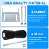 BALAVA 10 inch Boat Trailer Roller Bracket Assembly,Boat Trailer Keel Rollers with Brackets,Adjustable Keel Roller with Panel Bracket Assembly Boat Trailer Accessories view 3