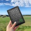 FINGER TEN Golf Scorecard Holder with 2 Free Pencils Value Pack, Premium Leather Yardage Books Cover Weatherproof, Lightweight Portable Score Tracking Accessories for Men Women (Black) view 4