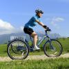 DoCred Adult Mountain Tricycle, 7 Speed Three Wheel Bikes, 24/26 Inch Adults Trikes for Women Men with Shopping Basket, Multi-Colors view 2