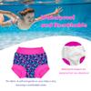 BIG ELEPHANT 2 Pcs Rash Guard Swim Diapers Sets for Unisex Baby, Boys Girls Long Sleeve Swimsuit with UPF 50+ Sun Protection view 3