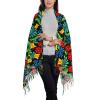 DKJlitter Women's Scarf Mexican Ornate and colorful vector ethnic pattern Cashmere-Feel Scarves Pashmina Shawls and Wraps for Wedding Party view 3