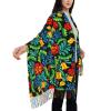 DKJlitter Women's Scarf Mexican Ornate and colorful vector ethnic pattern Cashmere-Feel Scarves Pashmina Shawls and Wraps for Wedding Party view 4