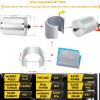 72V 3000W Brushless Motor Kit Max 6700RPM Temperature Sensing Electric DC Motor with 80A 72V Fardriver Controller for Go Kart Electric Motor, Electric Scooter Motorcycle DIY Part(3KW no Bracket) view 2