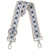 LVYOUME Crossbody Straps for Purses Silver Hardware Purse Strap Wide Shoulder Strap Adjustable Replacement,Retro Jacquard Embroidery for Shoulder Bags view 1