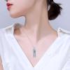 AIWENXI Vertical Bar Urn Necklaces for Ashes Dog/Cat Paws Print and Cross Memorial Cremation Jewelry Stainless Steel Human Ash Holder Pendant Necklaces Jewelry for Men Women view 2