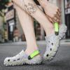 SECHRITE Mens Athletic Fashion Garden Clogs EVA Mules Slip on Waterproof Summer Water Beach Comfy Rubber Clogs Garden Shoes with Adjustable Back Strap Non Slip Shower Shoes Slippers Sandals Grey 42 view 4