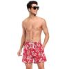 Yasala Christmas Swim Trunks for Men Xmas Snowflake Ho Ho Ho Casual Shorts Xmas Swimwear Summer Beach Wear S-XXL view 4