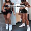 OZICERD Scrunch Butt Gym Shorts High Waisted Workout Biker Shorts Running Athletic Booty Shorts for Women Black XS view 2