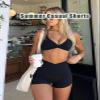 OZICERD Scrunch Butt Gym Shorts High Waisted Workout Biker Shorts Running Athletic Booty Shorts for Women Black XS view 4