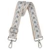 LVYOUME Crossbody Straps for Purses Silver Hardware Purse Strap Wide Shoulder Strap Adjustable Replacement,Retro Jacquard Embroidery for Shoulder Bags view 1
