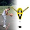 Kunovo Defender Dummy with Movable Arm, Shooting Dribbling Passing Offense Training Aid for Basketball, Adjustable Height Portable Practice Defender (Color : 3pcs) view 1
