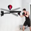 Elitix Wing Chun Dummy Sparring Karate Punching Arms for Training Adult, Spinning Taekwondo Practice Equipment Targets with Punching Bag, Boxing Training Stand Kids