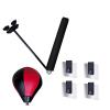 Elitix Wing Chun Dummy Sparring Karate Punching Arms for Training Adult, Spinning Taekwondo Practice Equipment Targets with Punching Bag, Boxing Training Stand Kids view 2