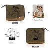 Amsgedhie Personalized Dad Birthday Gift Mens Photo Wallets Leather Custom 1-5 Name Wallet Dad Wallet with Kids Names Fist Bump Mens Wallet (Dark Coffee 3#, 6 Name) view 2