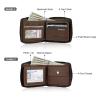 Amsgedhie Personalized Dad Birthday Gift Mens Photo Wallets Leather Custom 1-5 Name Wallet Dad Wallet with Kids Names Fist Bump Mens Wallet (Dark Coffee 3#, 6 Name) view 3