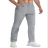 TACVASEN Mens Golf Pants Lightweight Quick Dry Water Resistant Stretch Breathable Pants Hiking Work Fishing Outdoor Travel Lightgrey view 1