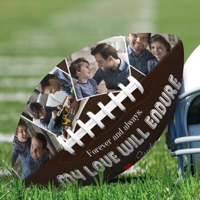 Personalized Photo Football Custom Gift for Dad Grandpa Customized Gift for Dad Grabdpa Birthday Xmas Anniversary