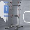 NaKeah Power Tower Dip Station Pull Up Bar Workout Multi-Function Adjustable Height Strength Training Equipment for Home Gym,White view 3