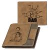 Amsgedhie Personalized Dad Birthday Gift Mens Photo Wallets Leather Custom 1-5 Name Wallet Dad Wallet with Kids Names Fist Bump Mens Wallet (Brown 2#, 5 Name) view 1