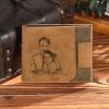 Amsgedhie Personalized Dad Birthday Gift Mens Photo Wallets Leather Custom 1-5 Name Wallet Dad Wallet with Kids Names Fist Bump Mens Wallet (Brown 2#, 5 Name) view 4