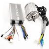 ZHOZHUT 2000W Electric Tricycle Rickshaw Motor Kit 60V / 72V Electric Tricycle Permanent Magnet Synchronous Motor with 9-Hole Waterproof Plug Controller, 5 Hole 16 Gear Motor,2000w,72V view 1