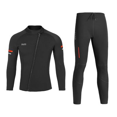 WYYHAA 1.5MM Neoprene Two Piece Wetsuit, Neoprene Surfing Bodyboarding Diving Suit for Men Women Snorkeling Scuba Diving,Men,L