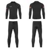 WYYHAA 1.5MM Neoprene Two Piece Wetsuit, Neoprene Surfing Bodyboarding Diving Suit for Men Women Snorkeling Scuba Diving,Men,L view 3