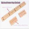 CMYUN Yoga Mat Holder Wood Yoga Mat Wall Mount, Firm Yoga Mat Holder Stand for Resistance Bands, Home Gym Storage for Exercise Equipment, Ease Installation view 3