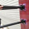 Blazea Set of 3 Wing Chun Dummy Arms and Leg, Light Weight Wing Chun Training Equipment, Wall Mount Spring Pile Sticks for Home Apartment view 2